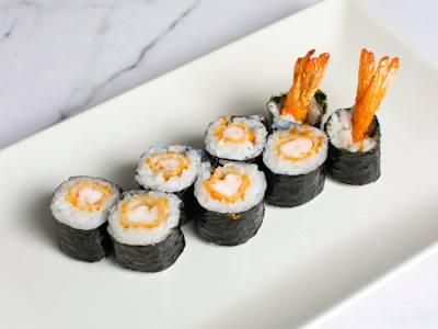 Maki Tempuras de Langostinos, 8 Piezas