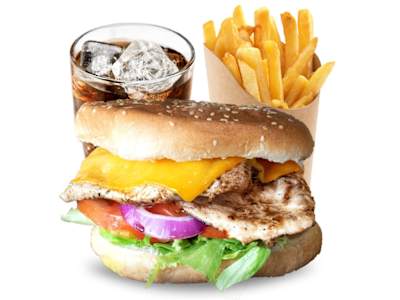 Menú Burger Pollo Parrilla