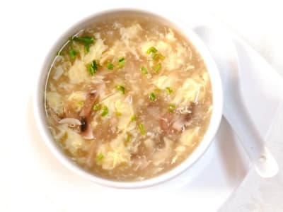 Sopa de Pollo con Champiñón