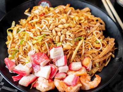 Pad Thai Con Mariscos