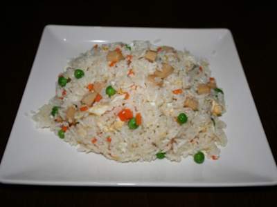Arroz Frito con Tres Delicias