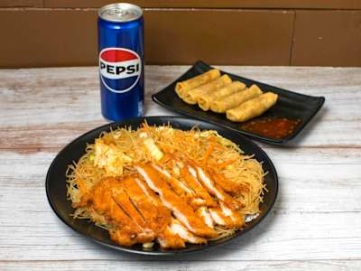 Menú Fideos con Pollo