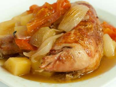 Cuarto de Pollo a la Cerveza