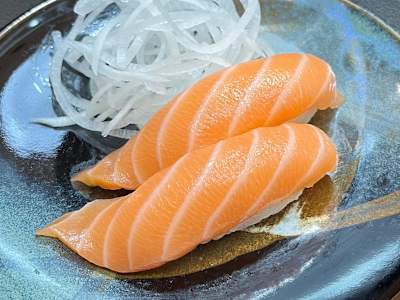 Nigiri Salmón, 2 Piezas