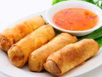 Rollos Vegetal y Carne, 4 Piezas