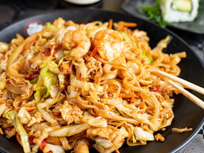 Menu Pad Thai Mariscos