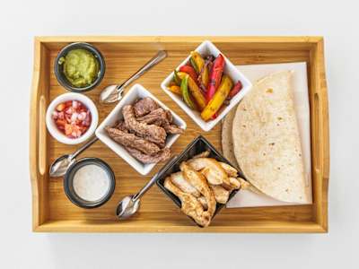 Fajitas Mixtas de Ternera y Pollo