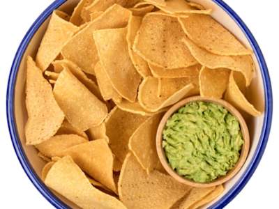 Nachos guacamole