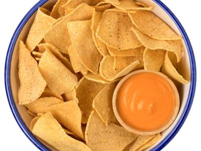 Nachos salsa de queso