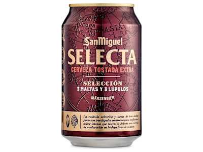 Cerveza extra San Miguel Selecta lata 33 cl