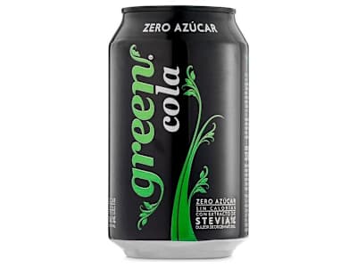 Refresco de cola zero azúcar Green cola lata 33 cl