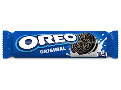 Galletas de cacao rellenas de crema Oreo bolsa 154 g
