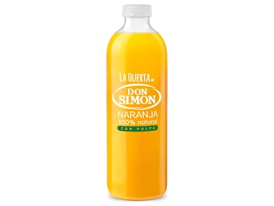 Zumo de naranja con pulpa Don Simón botella 1 l