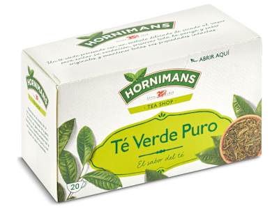 Té verde extra puro Hornimans caja 20 unidades