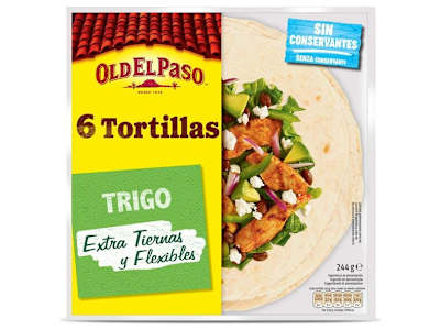 Tortillas de trigo Old El Paso bolsa 244 g
