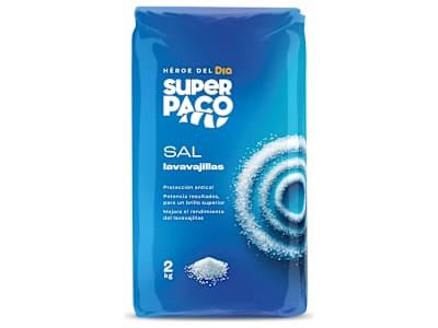 Sal para lavavajillas Super Paco de Dia bolsa 2 Kg