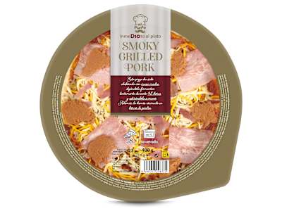 Pizza smoky grilled pork Al Punto Dia bandeja 480 g