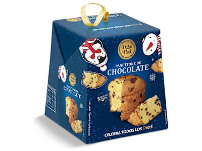 Panettone de chocolate Dulce Noel Dia caja 500 g