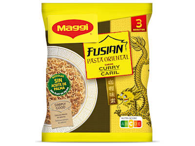 Pasta oriental sabor curry Maggi sobre 71 g