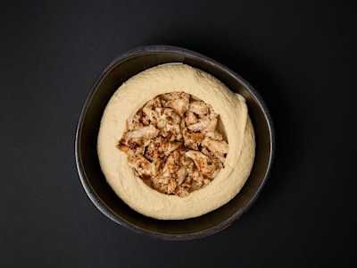 Hummus shawarma pollo