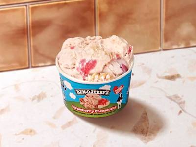 Tarrina Ben & Jerry's de Strawberry Cheesecake 100ml