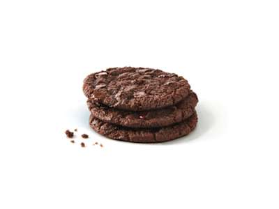 Pack Cookie Vegana de Doble Chocolate, 3 Uds