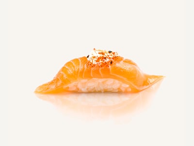 Nigiri Salmón Cheese, 2 Piezas
