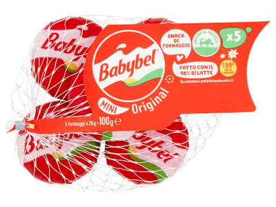 Mini Babybel Rosso Formaggio 5 x 20 g