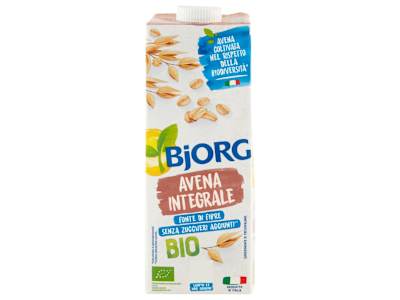 BJORG Avena Integrale Bevanda Vegetale Biologica, Senza Zuccheri Aggiunti, Prodotto in Italia, 1L