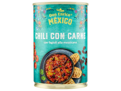 Don Enrico México Chili con Carne con fagioli alla messicana 400 g