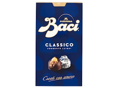 BACI PERUGINA Cioccolatini Fondenti ripieni al Gianduia Scatola 200g