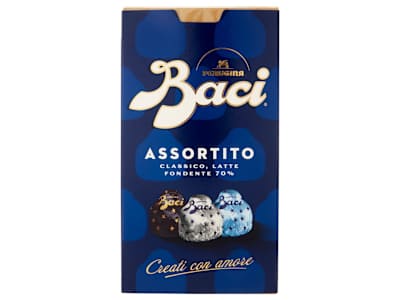 BACI PERUGINA Assortito Cioccolatini ripieni al Gianduia Scatola 200 g