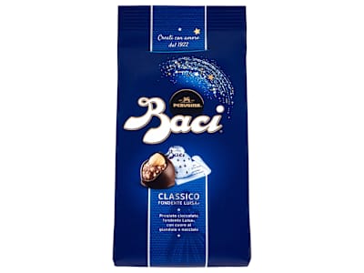 BACI PERUGINA Cioccolatini Fondenti ripieni al Gianduia Sacchetto 125g