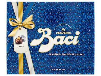 BACI PERUGINA Classico Cioccolatini Fondenti ripieni al Gianduia Scatola Regalo 250g