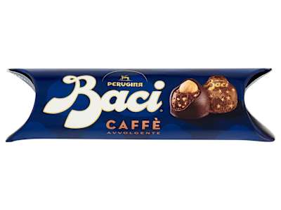 BACI PERUGINA Caffè Cioccolatini Fondenti ripieni al gusto di Caffè tubo 37,5 g