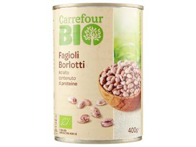 Carrefour Bio Fagioli Borlotti 400 g