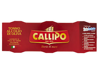 Callipo Tonno all'Olio di Oliva 3 x 80 g