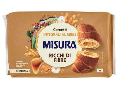 Misura Fibrextra 6 Cornetti Integrali al Miele 308 g