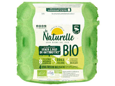 le Naturelle 4 Uova Fresche Biologiche 220 g