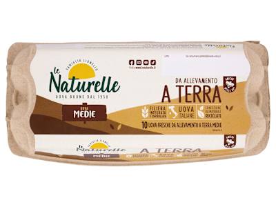 le Naturelle 10 Uova Fresche da Allevamento a Terra Medie
