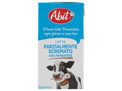 Abit Latte Parzialmente Scremato 100% Piemontese 500 ml
