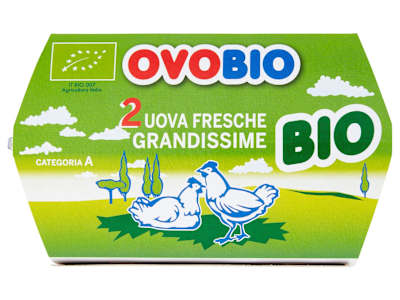 Ovobio 2 Uova Fresche Grandissime Bio