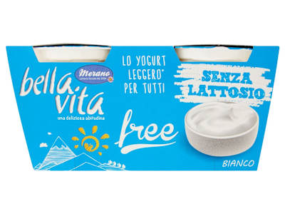 bella vita free Senza Lattosio Bianco 2 x 125 g