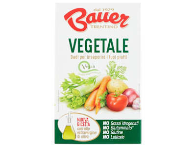 Bauer Vegetale Dadi per insaporire i tuoi piatti 8 x 10 g