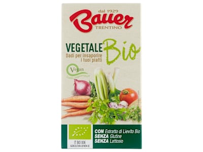 Bauer Vegetale Bio Dadi per insaporire i tuoi piatti 6 x 10 g