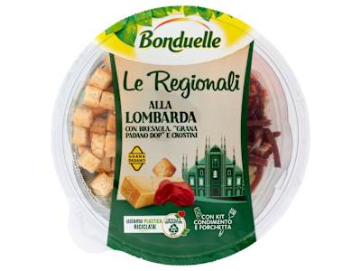 Bonduelle Le Regionali alla Lombarda con Bresaola, "Grana Padano DOP" e Crostini 130 g