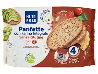 Nutrifree Panfette con Farina Integrale Senza Glutine 340 g