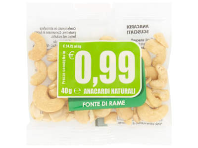Anacardi Naturali	40 g