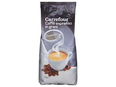 Carrefour Caffè espresso in grani Cremoso 1 kg