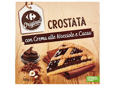 Carrefour Original Crostata con Crema alle Nocciole e Cacao 500 g